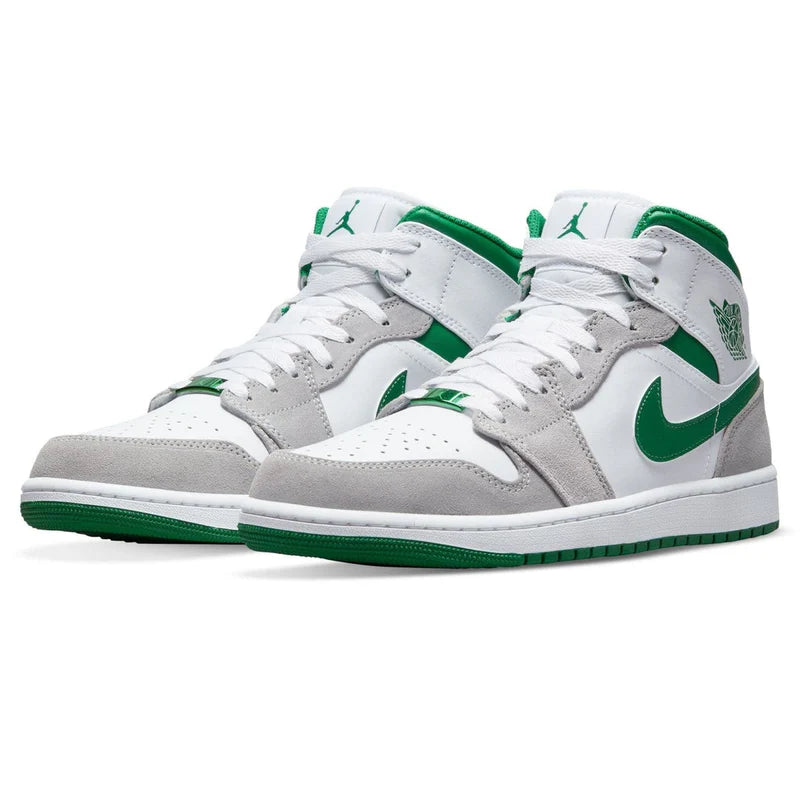 Jordan 1 Mid Grey Green