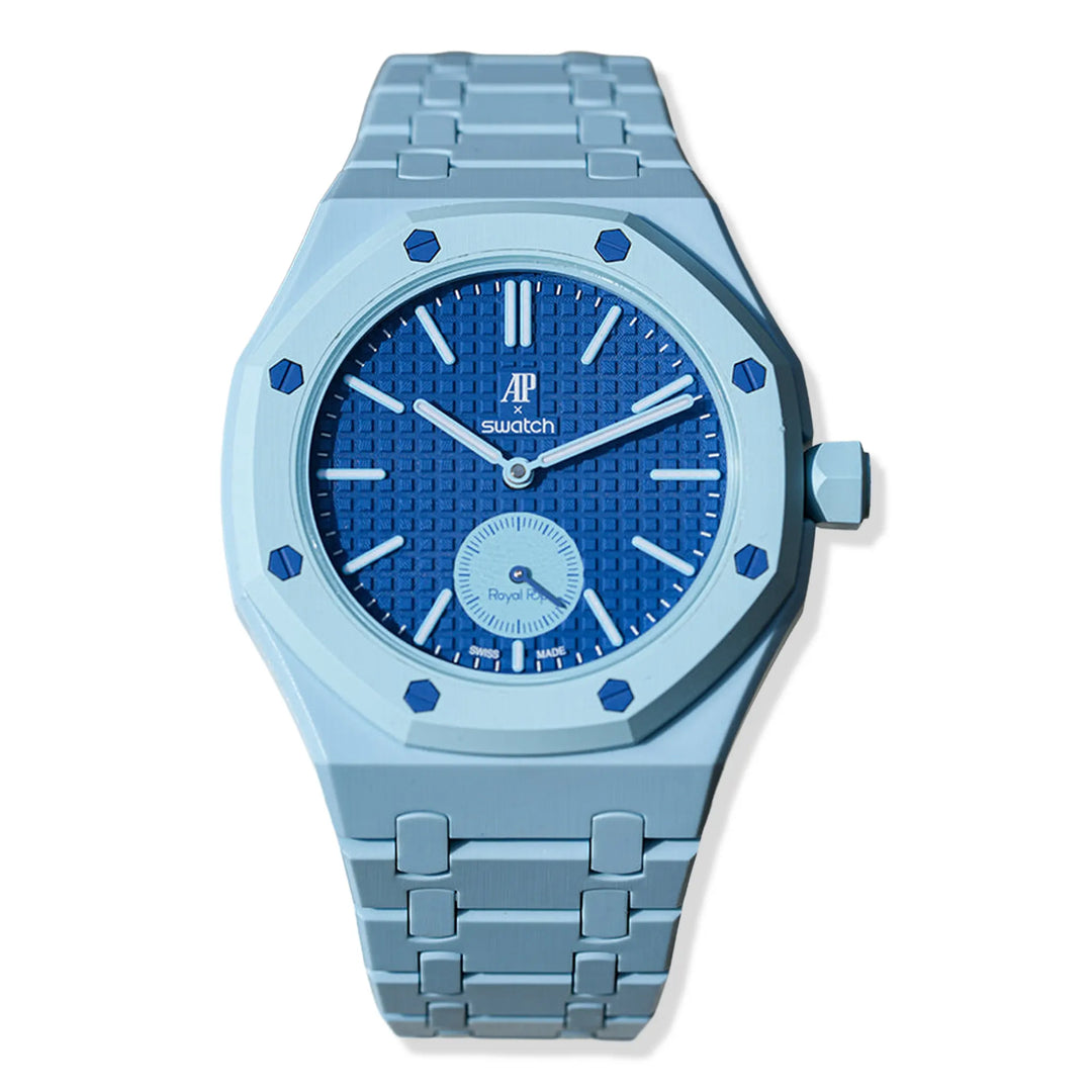 watch X Audemars Piguet Royal Pop Bioceramic Watch Strap 'Sky Blue'