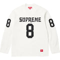 Supreme Affiliated L/S Football Top White
