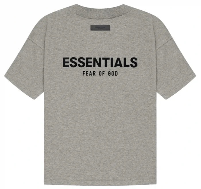 Fear of God Essentials Short Set 'Dark Heather Oatmeal' (SS22)