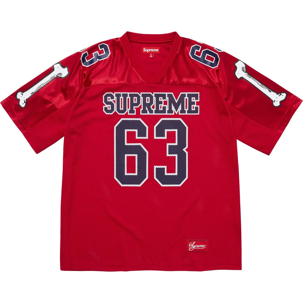 Supreme Bones Football Jersey Red – HOODLUMS UK
