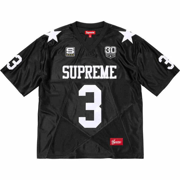 メンズ SUPREME Sequin Football Jersey ネイビー