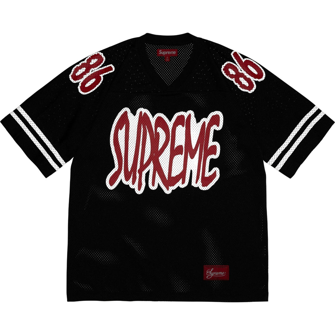 Supreme Reflective Football Jersey FW26 'Black'