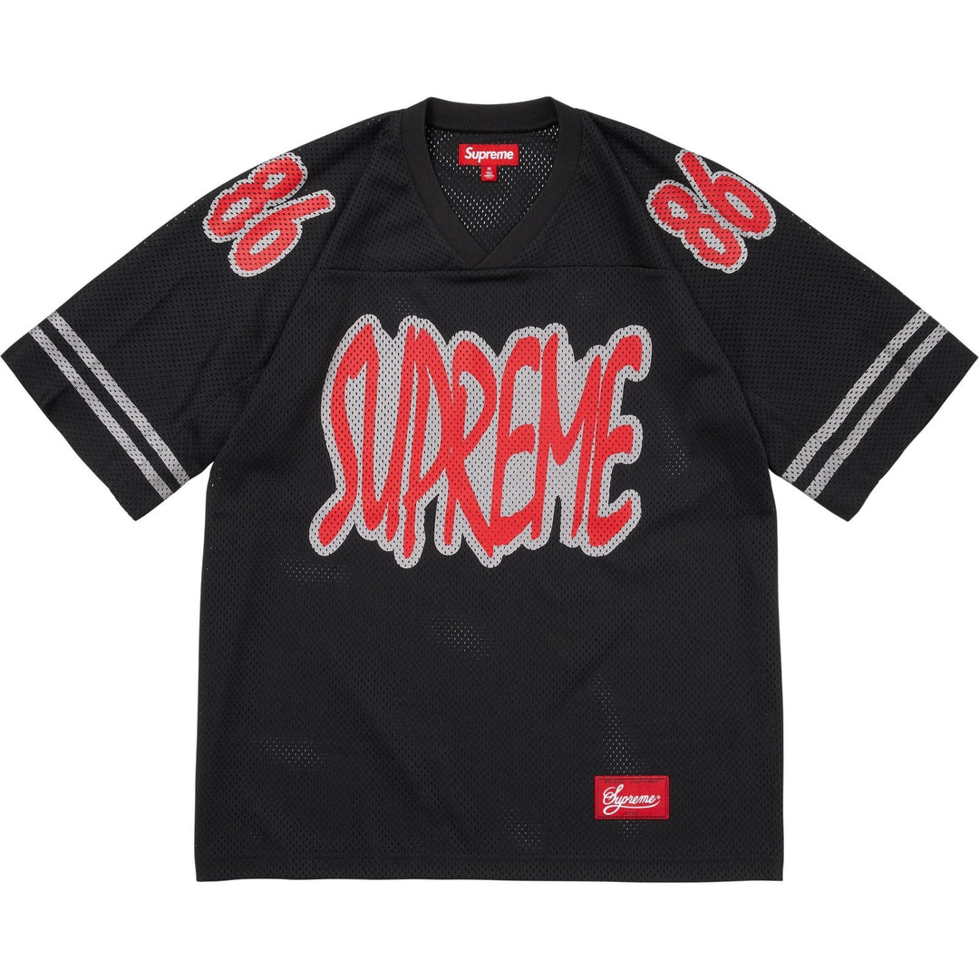 Supreme Reflective Football Jersey FW26 'Black'