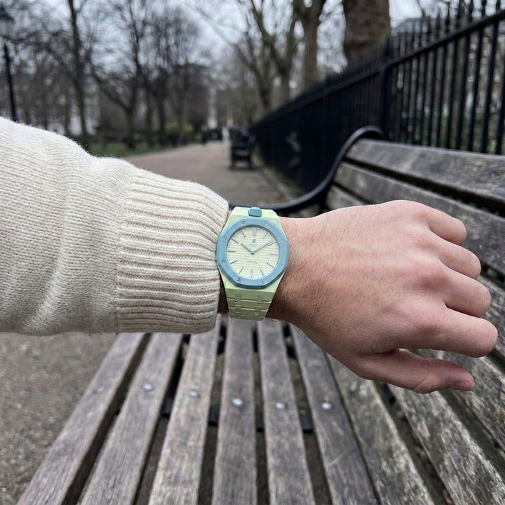 Swatch X Audemars Piguet Royal Pop Bioceramic Watch Strap 'Blaue Acht'