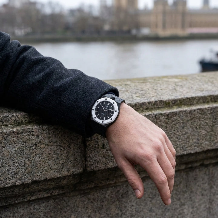 Swatch X Audemars Piguet Royal Pop Bioceramic Watch Strap 'Ochro Negro'