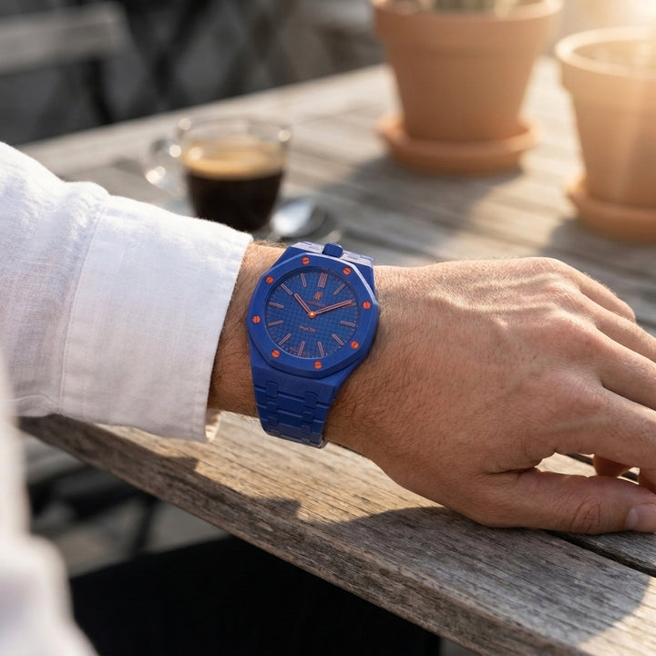 Swatch X Audemars Piguet Royal Pop Bioceramic Watch Strap 'Orenji Hachi'