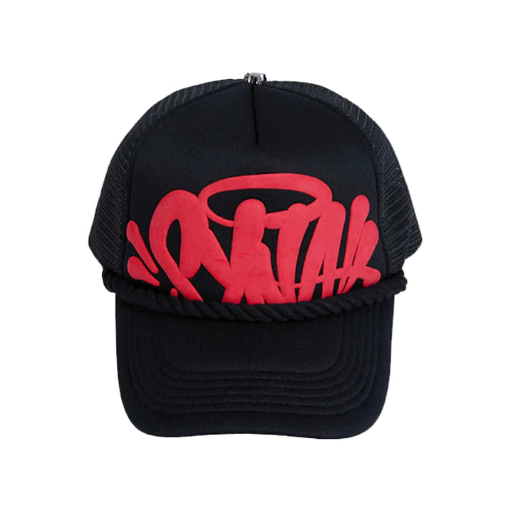 Syna World Rope Trucker Hat - Black / Red