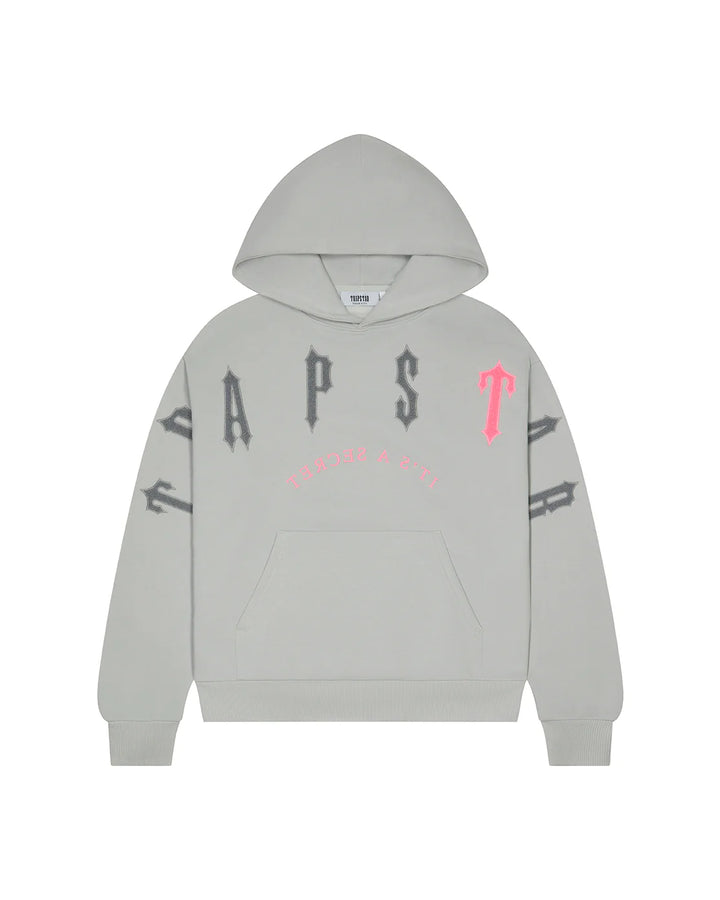 Trapstar Irongate Arch Chenille 2.0 Tracksuit - Grey/Pink
