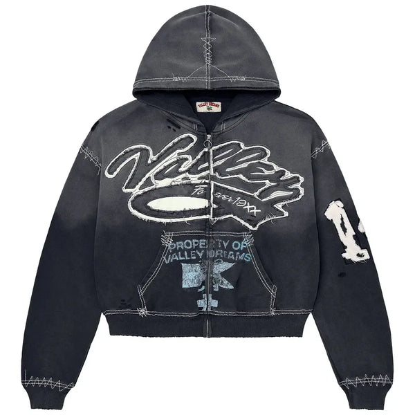 Valley Dreams - Vale Forever Religion Zip Up 'Black'