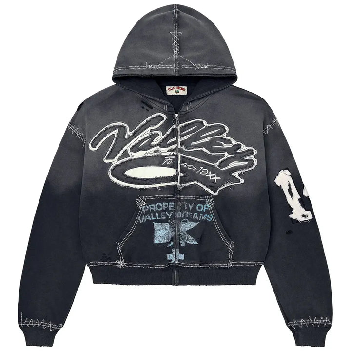 Valley Dreams - Vale Forever Religion Zip Up 'Black'