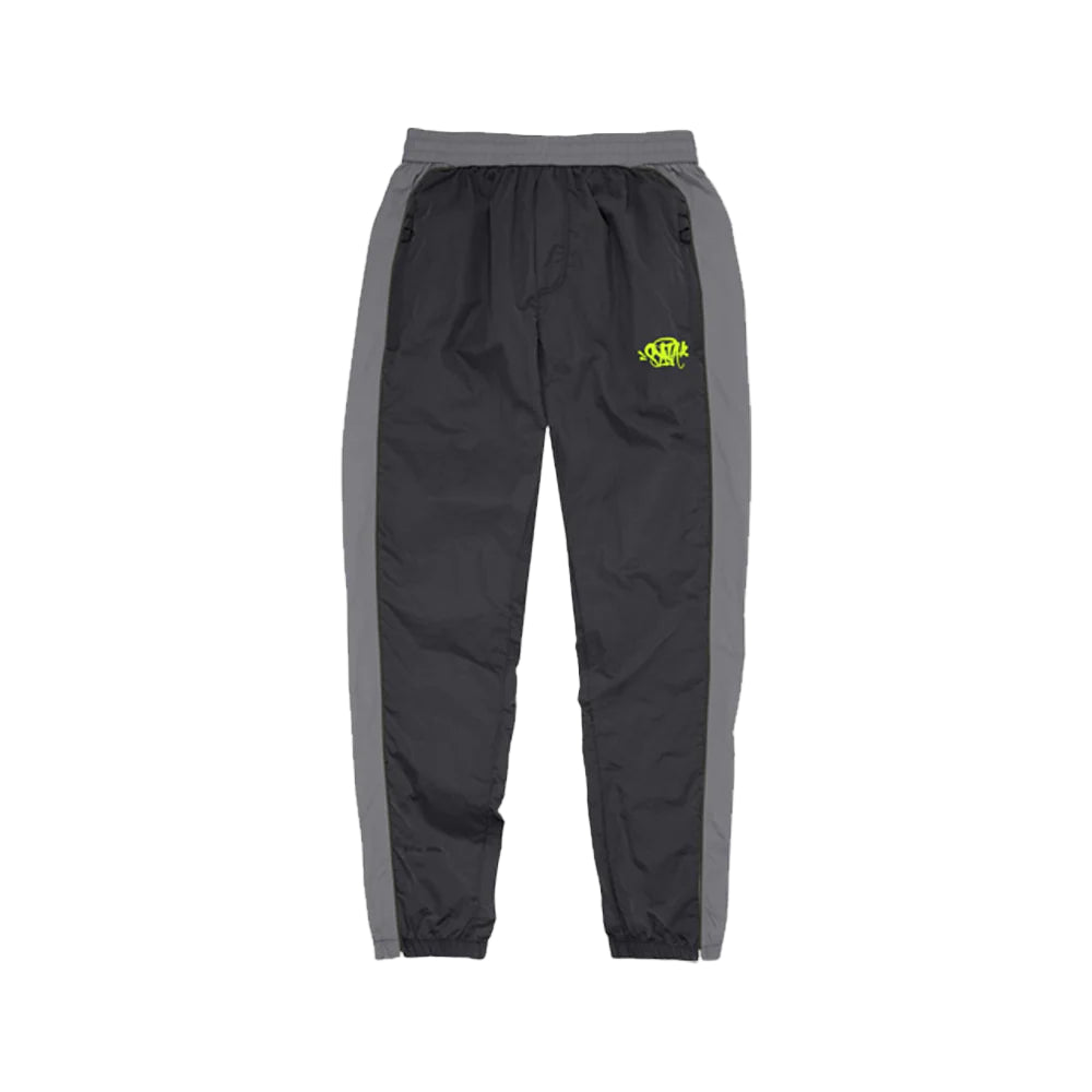 Syna World Logo Shell Tracksuit - Black / Grey / Volt