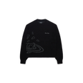 BROKEN PLANET MIDNIGHT BLACK KNIT SWEATER