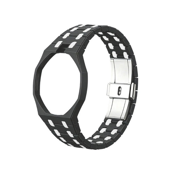 Swatch X Audemars Piguet Royal Pop Bioceramic Watch Strap 'Black White'