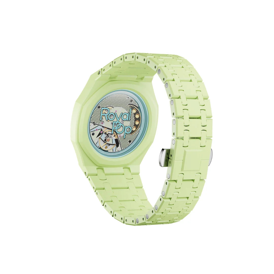 Swatch X Audemars Piguet Royal Pop Bioceramic Watch Strap 'Blaue Acht'
