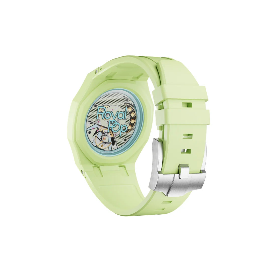 Swatch X Audemars Piguet Royal Pop Silicone Watch Strap 'Blaue Acht'