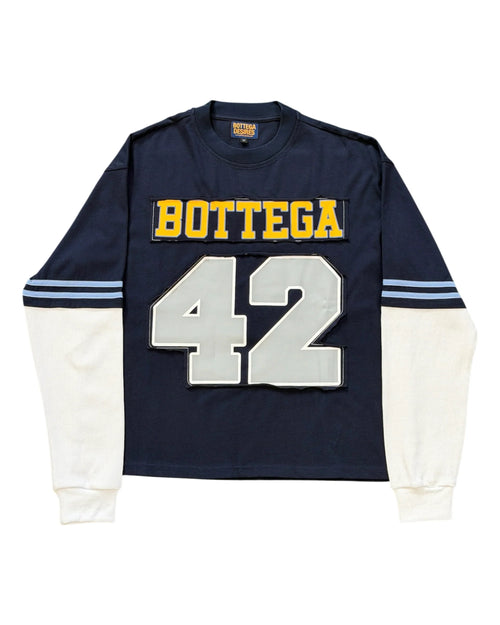 Bottega Desires Jackie Robinson Long Sleeve T-Shirt 'Navy'
