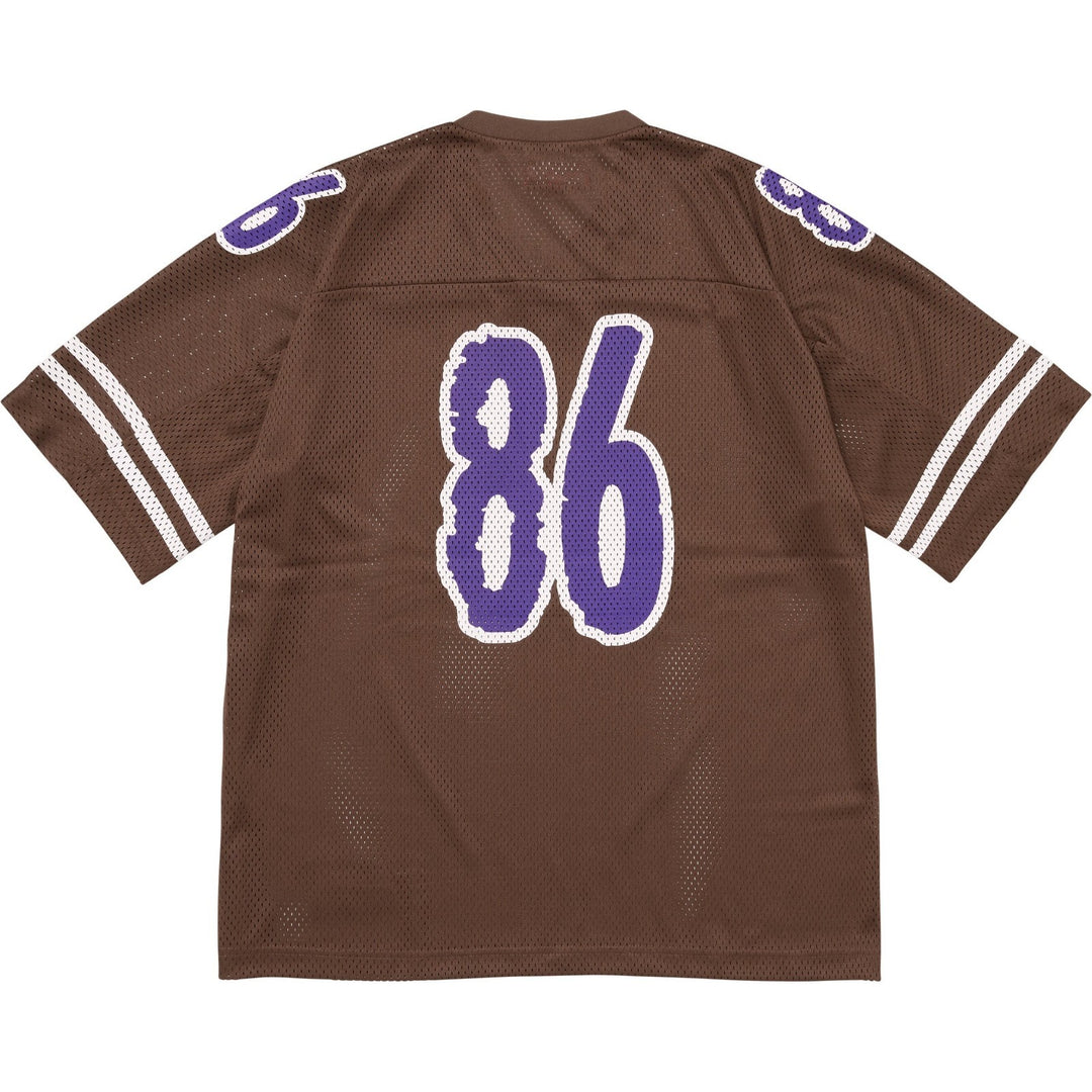Supreme Reflective Football Jersey Brown