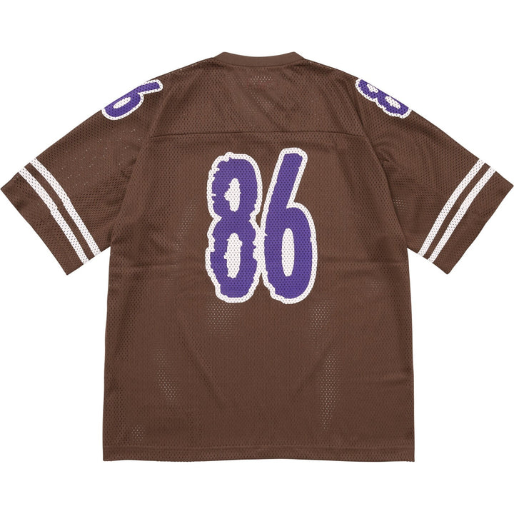Supreme Reflective Football Jersey Brown