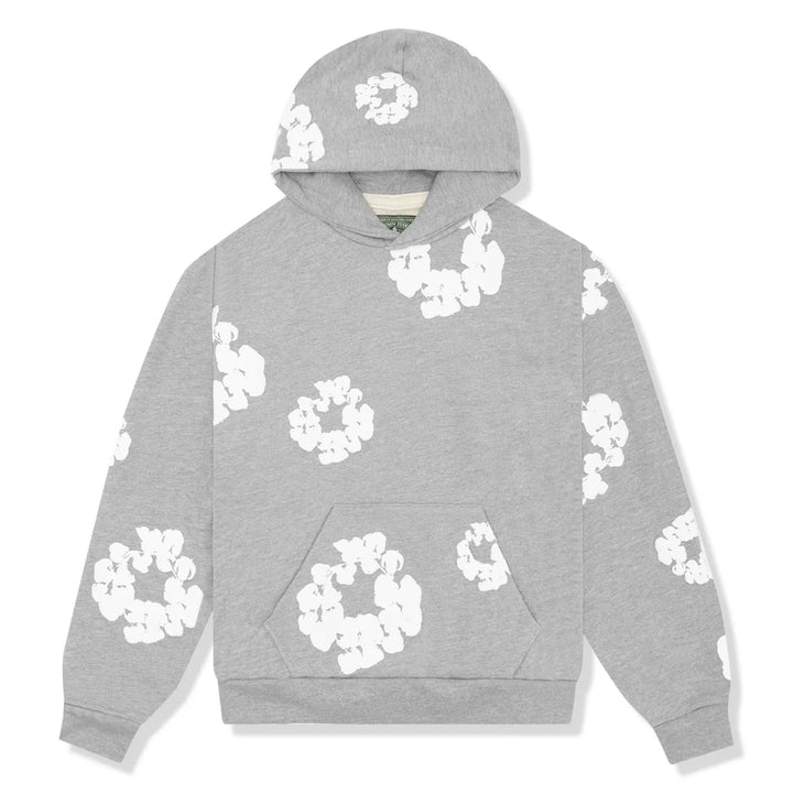 Denim Tears The Cotton Wreath Hoodie 'Grey'