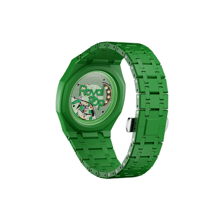 Swatch X Audemars Piguet Royal Pop Bioceramic Watch Strap 'Green Eight'