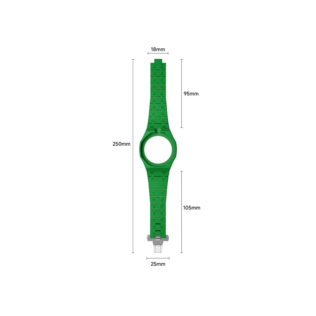 Swatch X Audemars Piguet Royal Pop Bioceramic Watch Strap 'Green Eight'