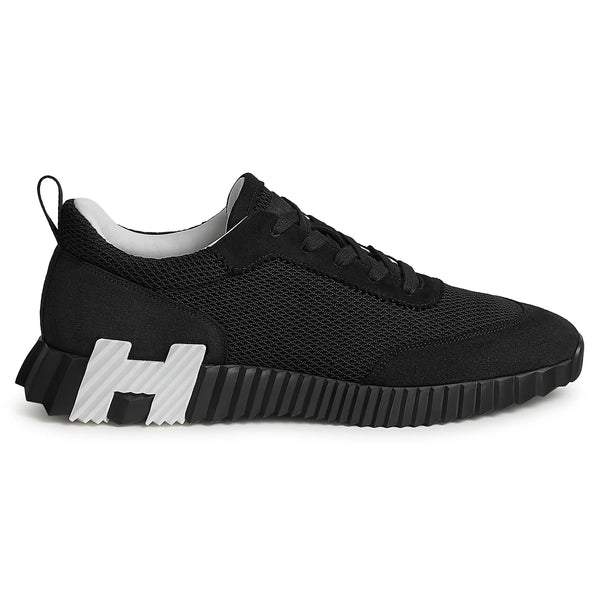 Hermes Paris Bouncing Mesh Suede Sneaker 'Noir'