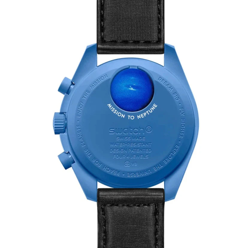 Swatch x Omega Bioceramic Moonswatch Mission to Neptune