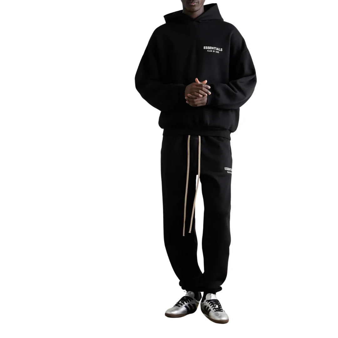 Fear of God FG850009TER039 関税送料込 FEAR OF GOD ESSENTIALS BLACK TRACKSUIT (FW24) – HOODLUMS UK
