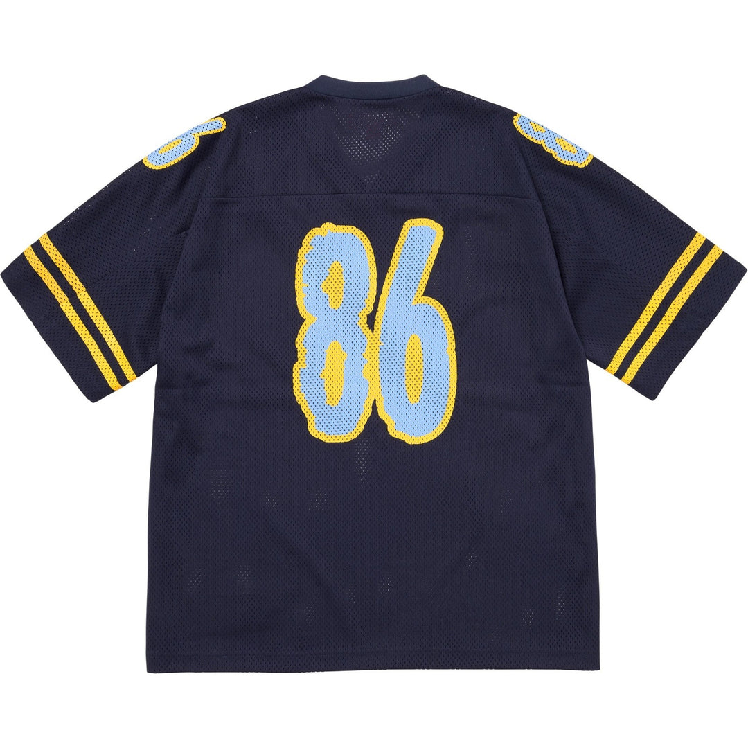 Supreme Reflective Football Jersey 'Navy'