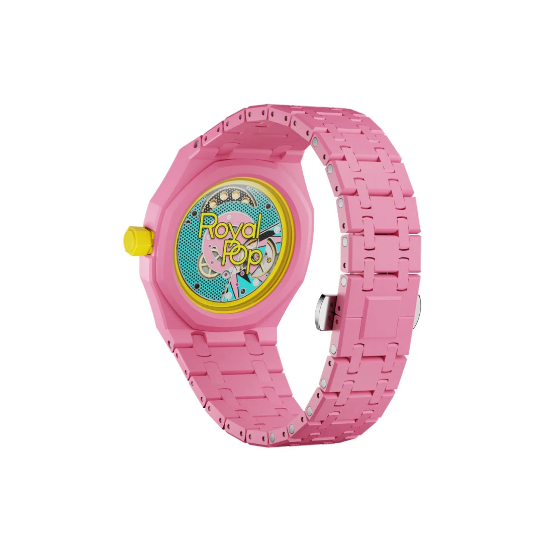 Swatch X Audemars Pink Royal Pop Bioceramic Watch Strap 'OTG ROZ'