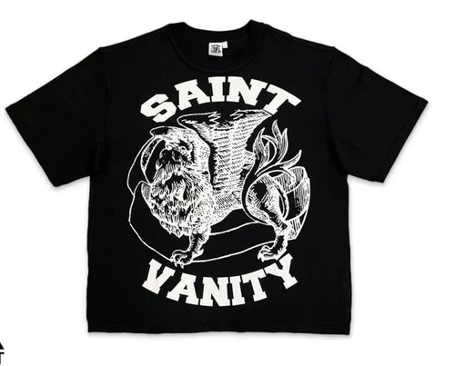 Saint Vanity 'Griffin Tee' Black/White