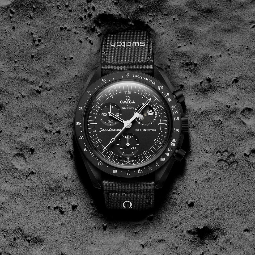 Swatch x Omega Bioceramic MoonSwatch 'Mission to the Moonphase New Moon'