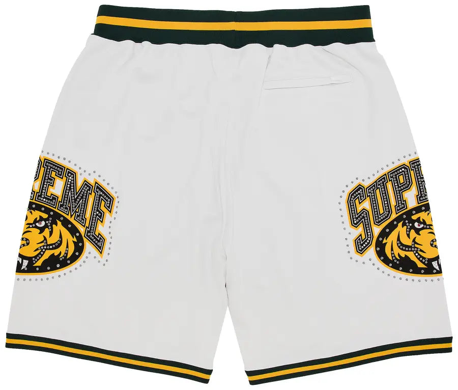 Supreme Studded Basketball Short 'White' 2025