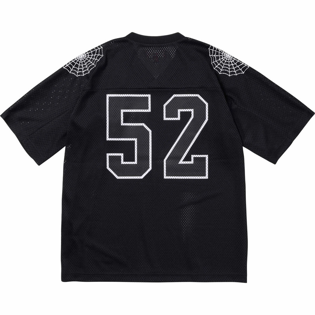 Supreme Spiderweb Football Jersey Black