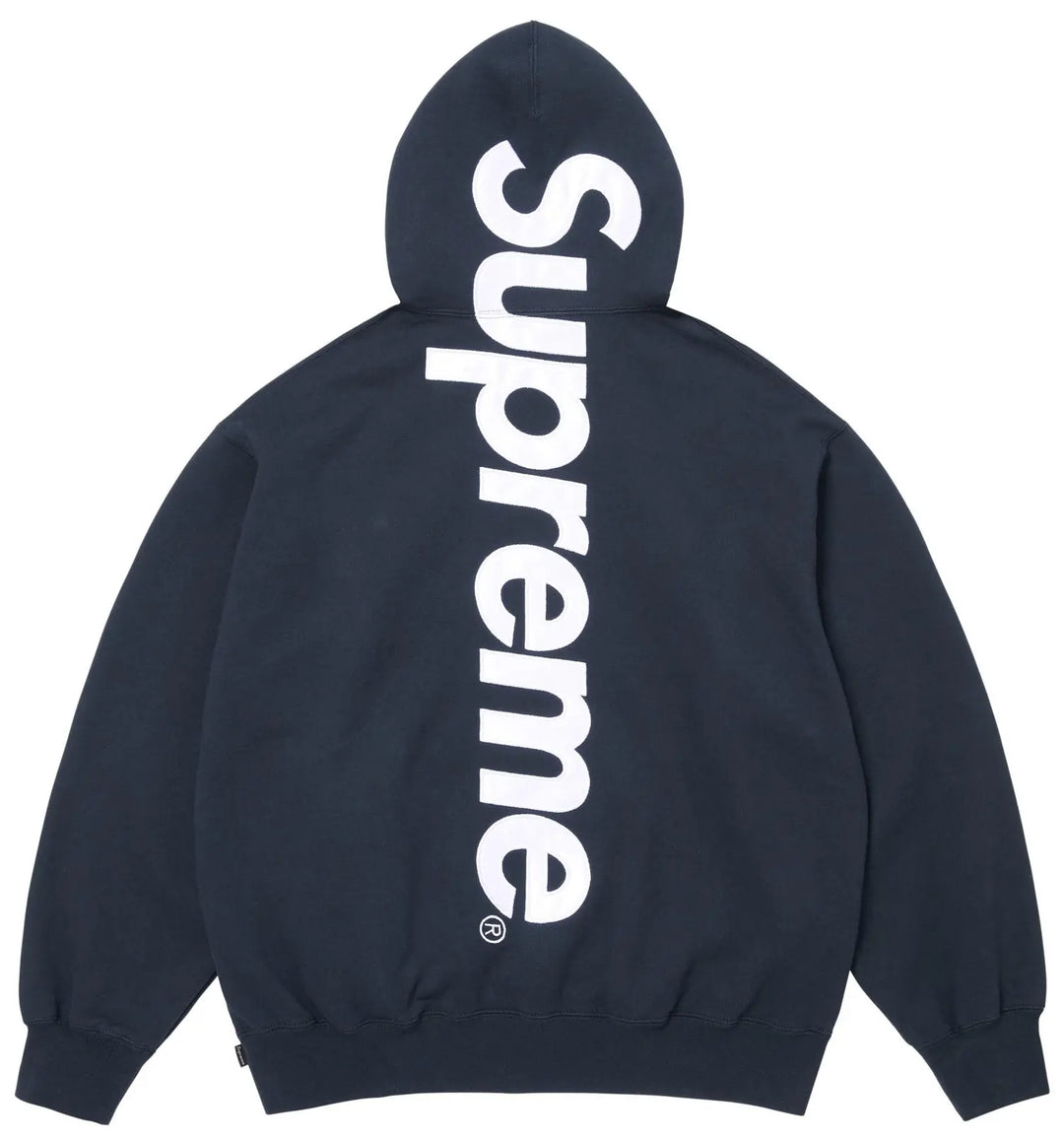 Supreme Satin Appliqué Tracksuit Set 2026 'Navy'