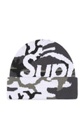Supreme Camo Big Logo Beanie 'Snow Camo'