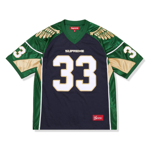 Supreme Wings Football Jersey 'Navy Green'