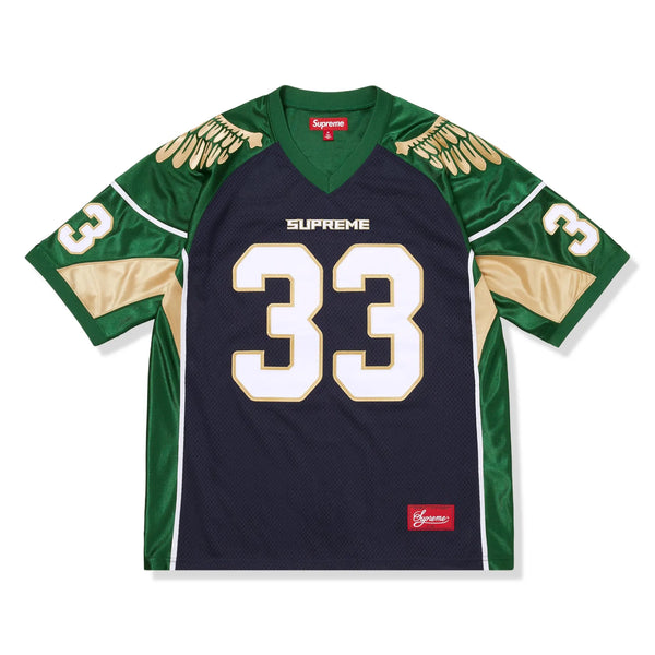 Supreme Wings Football Jersey 'Navy Green'