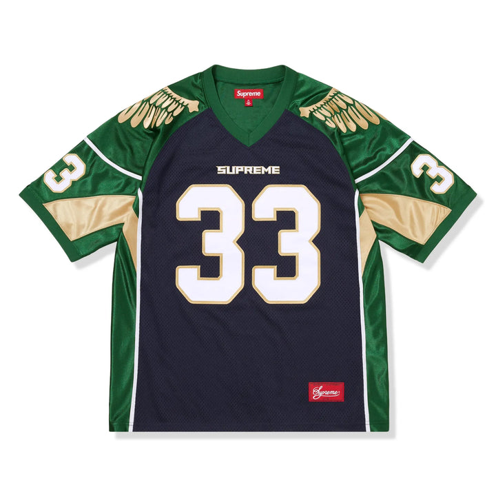 Supreme Wings Football Jersey 'Navy Green'