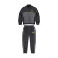 Syna World Logo Shell Tracksuit - Black / Grey / Volt