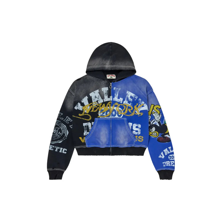 Valley Dreams - Vale Forever Bipolar Big Zip Up 'Black/Blue'