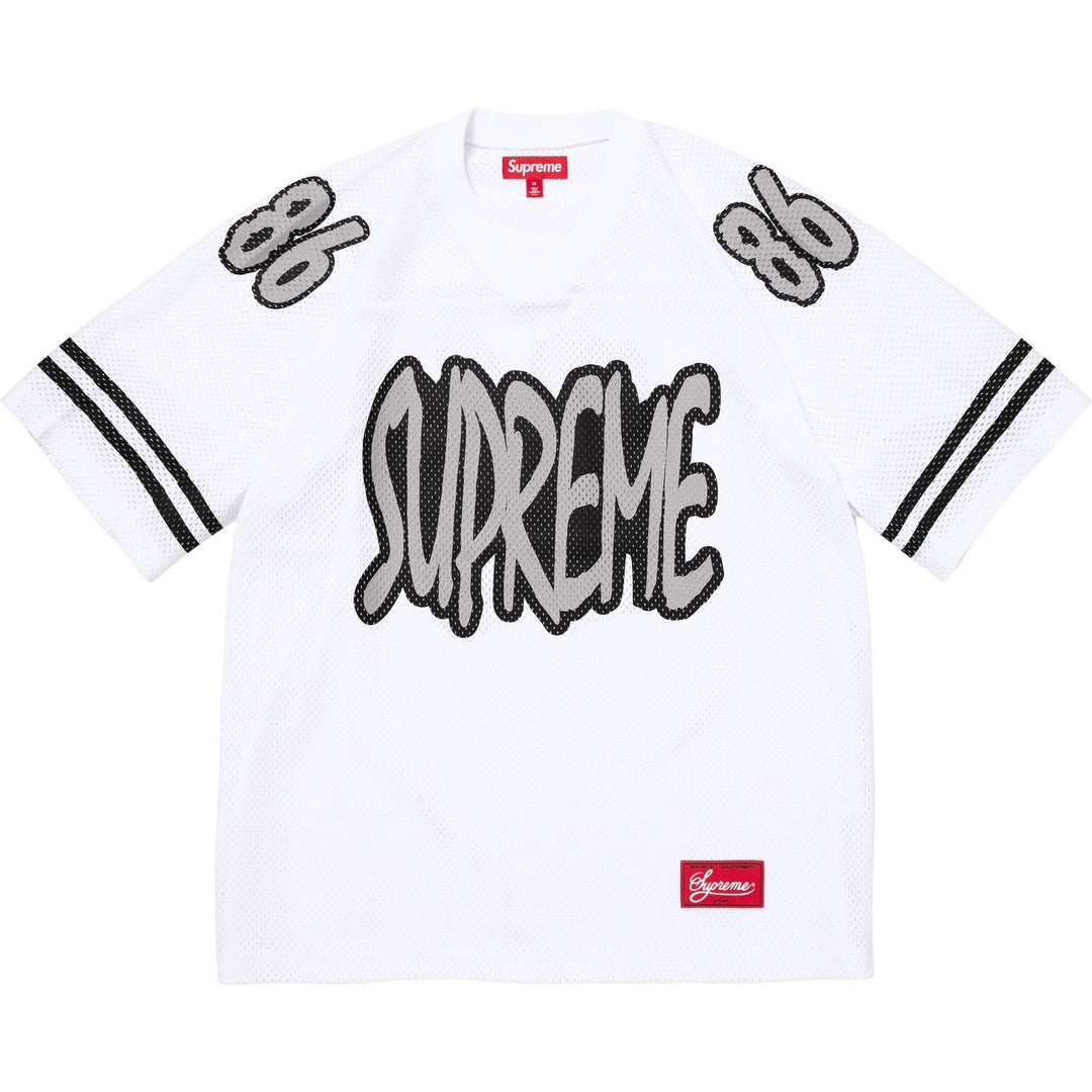 Supreme Reflective Football Jersey 'White'