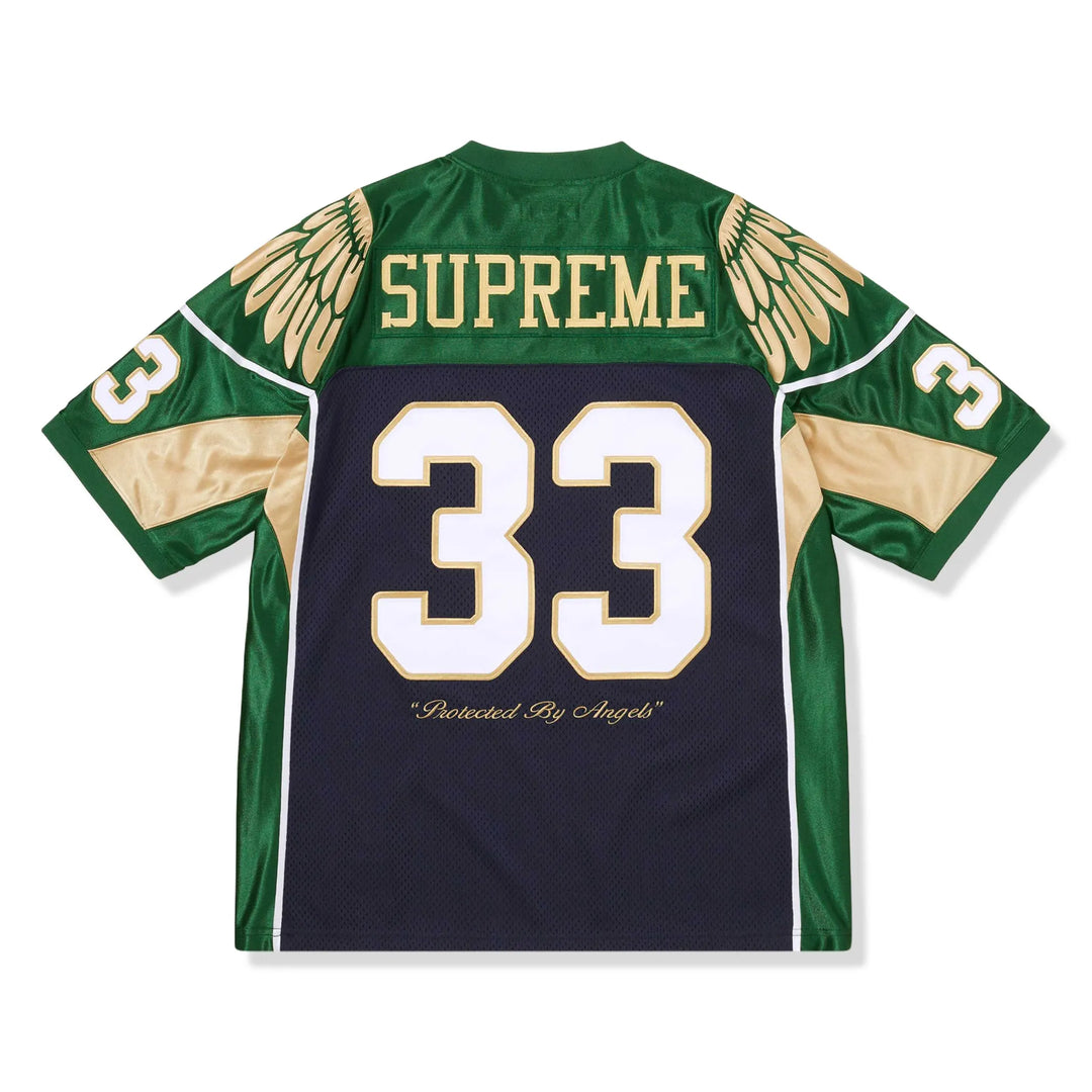 Supreme Wings Football Jersey 'Navy Green'